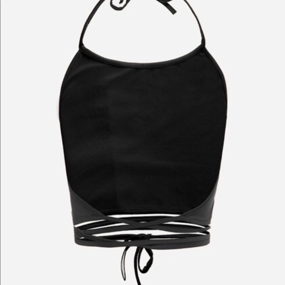 🌼LAST CHANCE Boho Halter Lace Up Cami - Picture 3 of 5